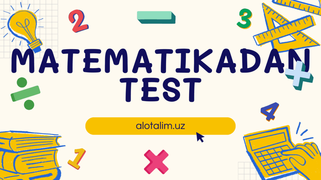 MATEMATIKADAN TEST